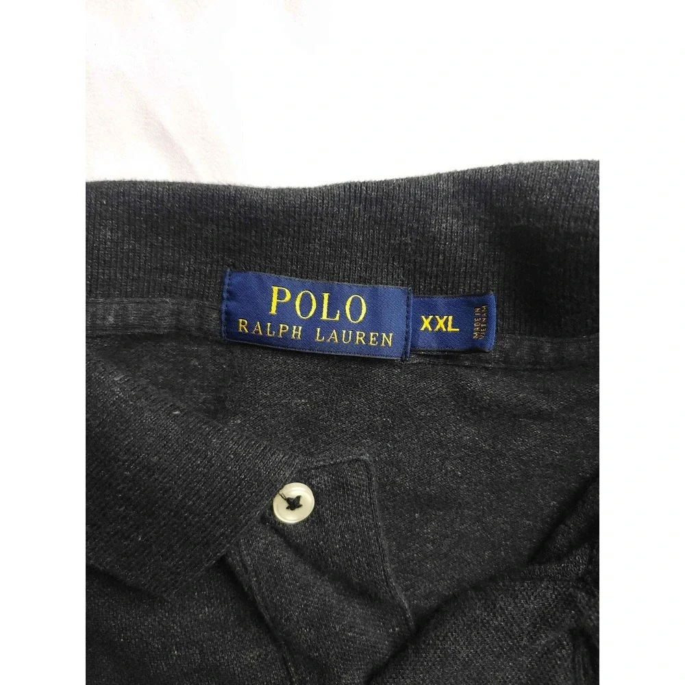 Polo Ralph Lauren Polo Shirt Mens‎ Size 2XL Black Long Sleeve Casual Preppy